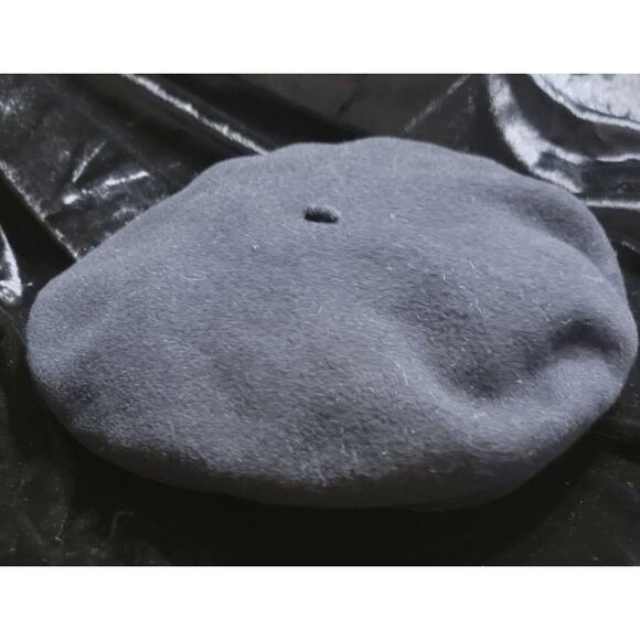 Foulard DE LUXE Women’s French Beret Hat Pure Wool Impermeable DeLuxe Black main image 4